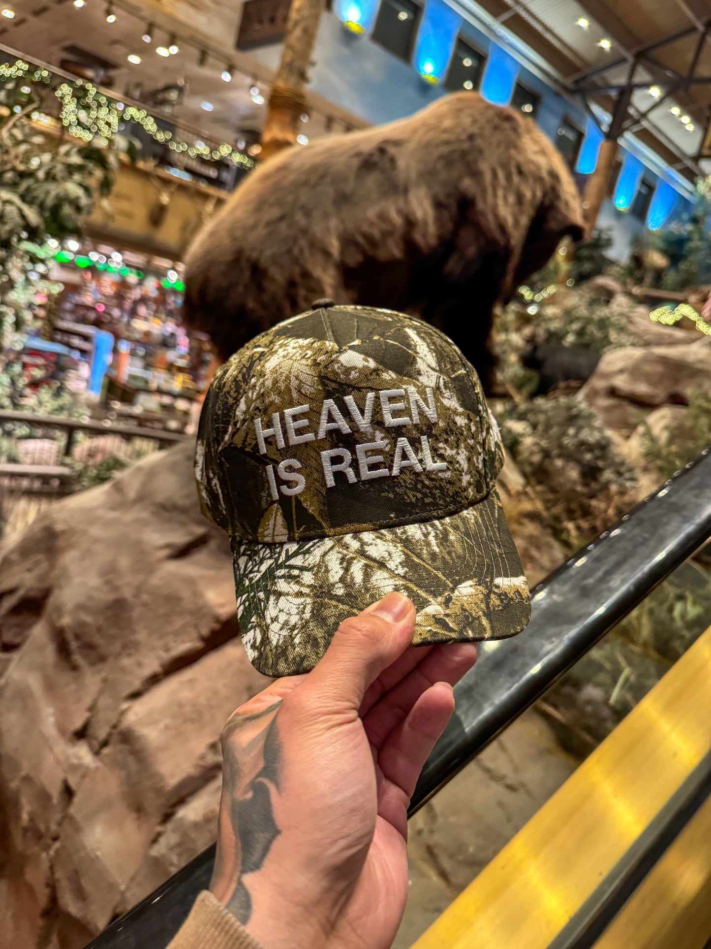 Heaven Is Real Camo Snapback